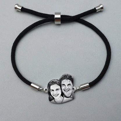 Photo charm bracelet