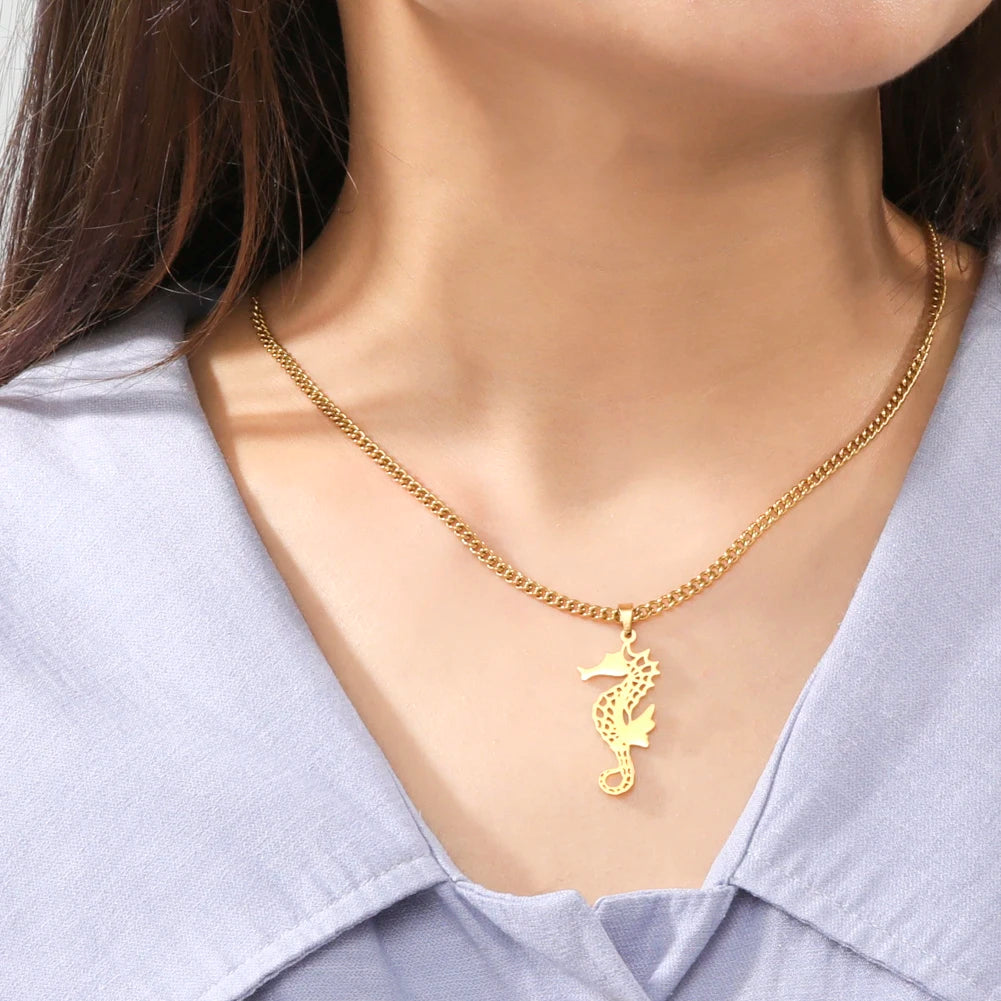 Seahorse necklace