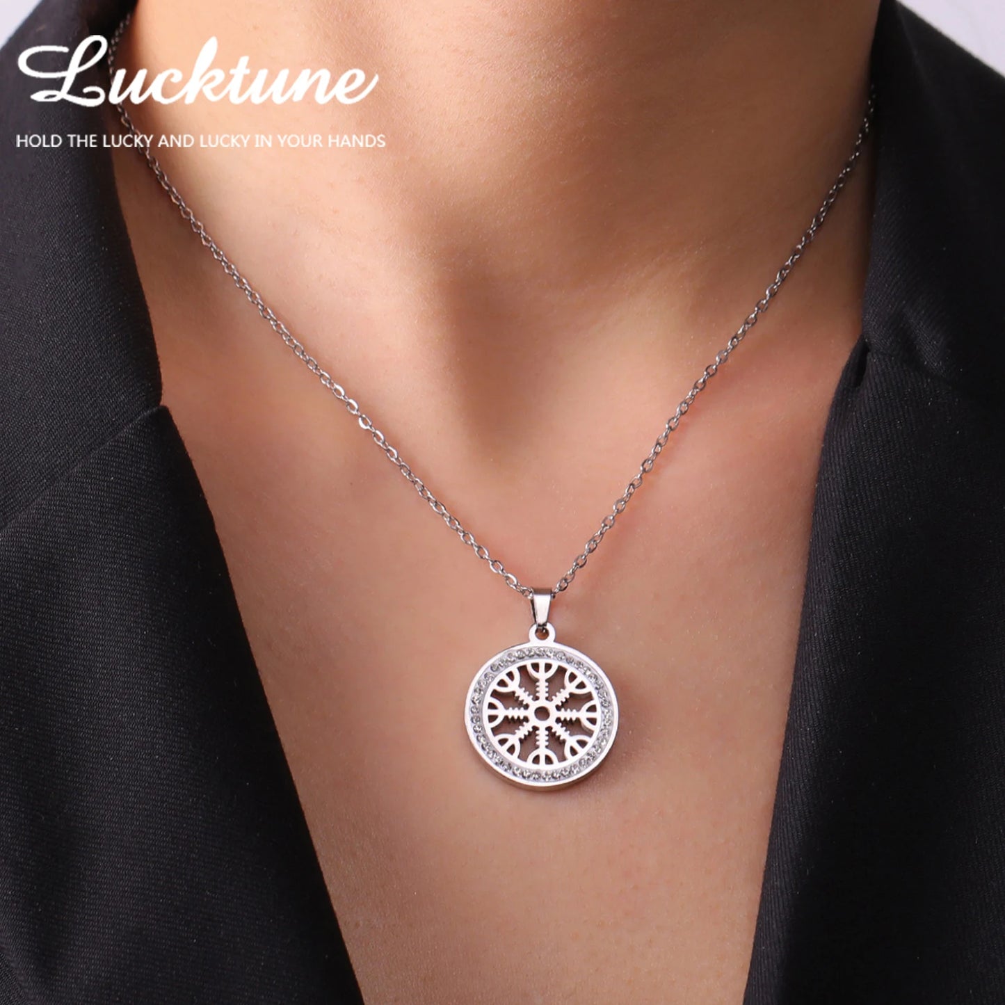 compass necklace for women