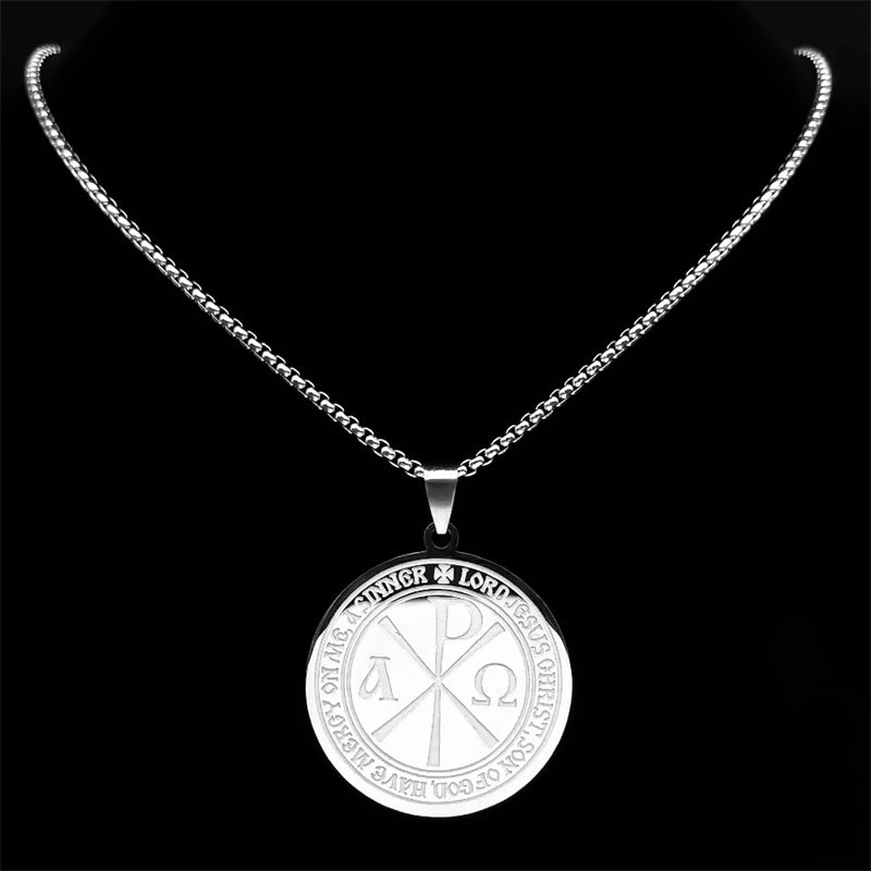 Chi rho necklace