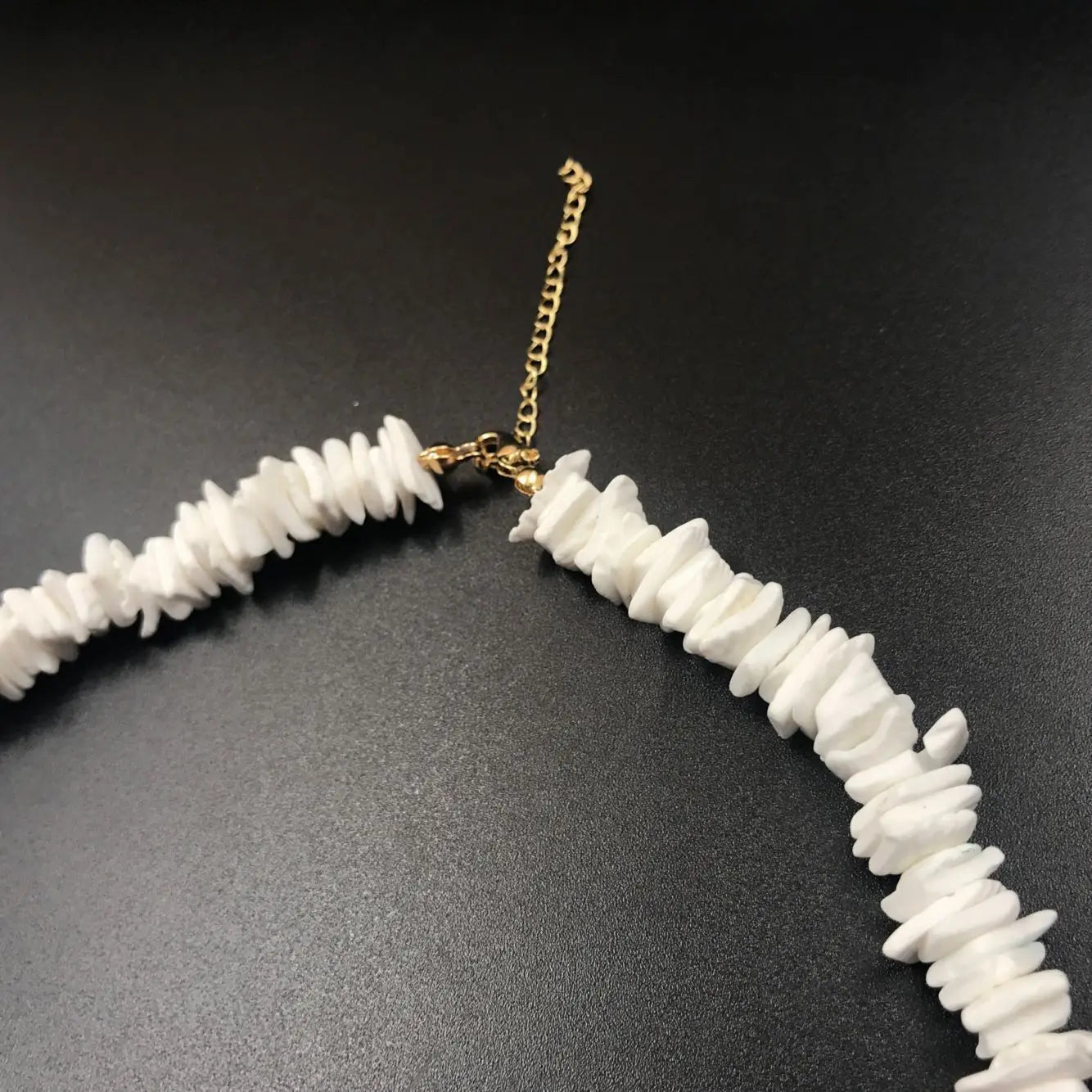 Men's puka shell necklace