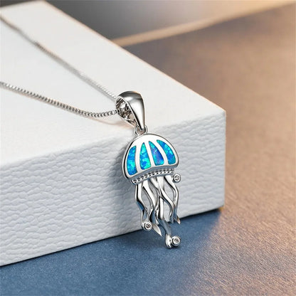 Jellyfish necklace