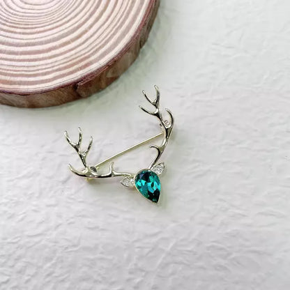 Vintage deer brooch