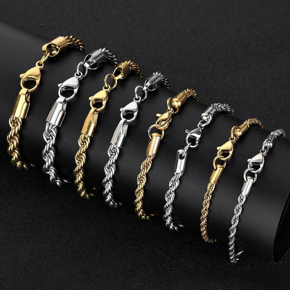 Men bracelet gold