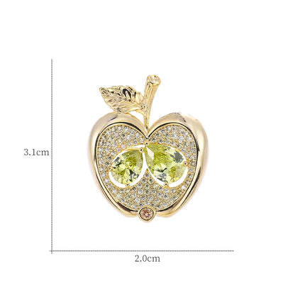 Apple brooch