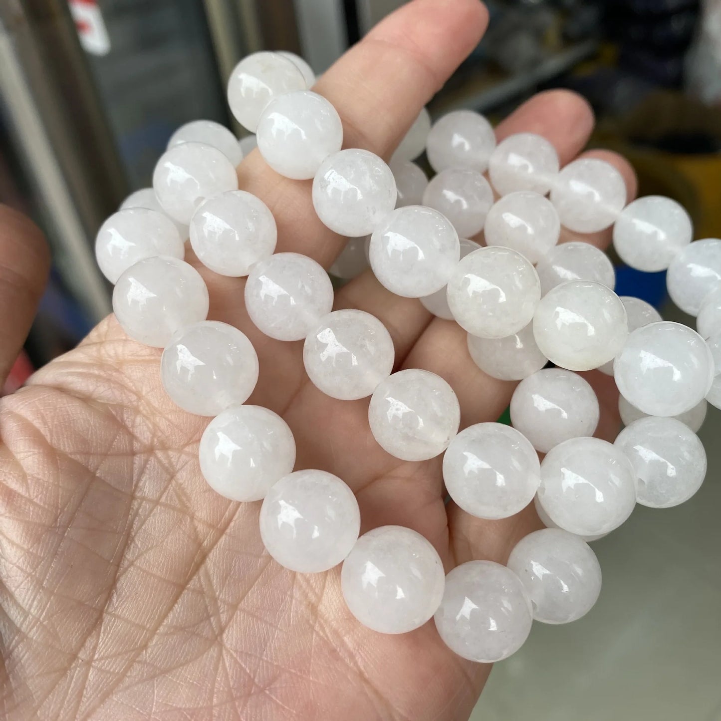 White jade bracelet