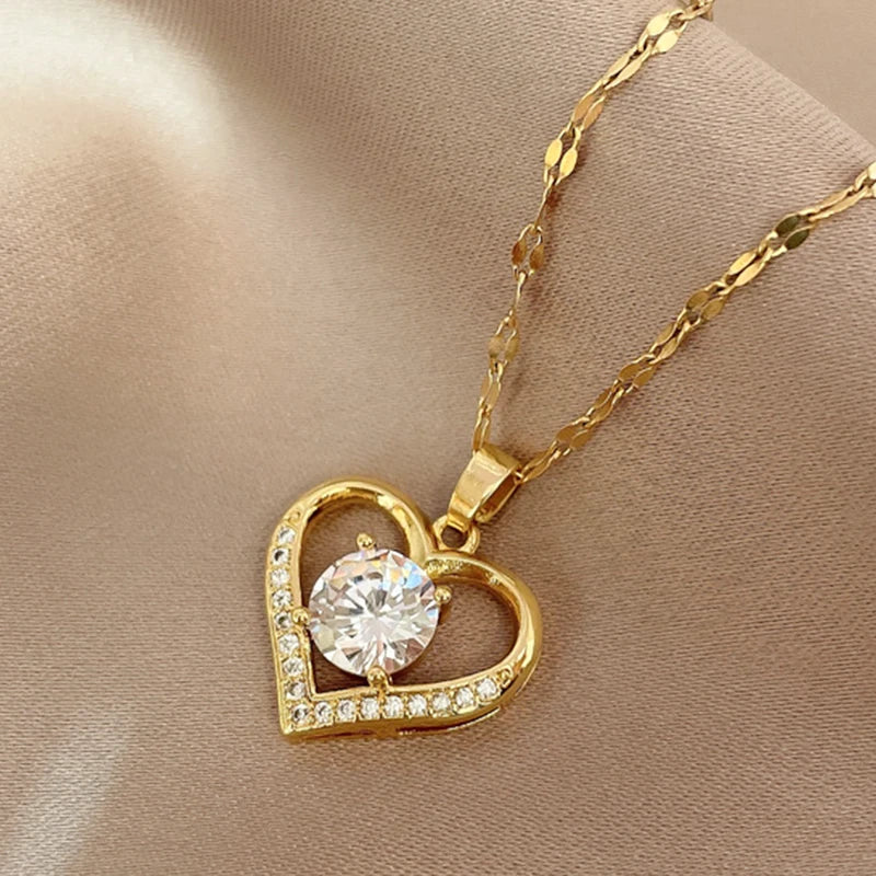 Necklace heart shape