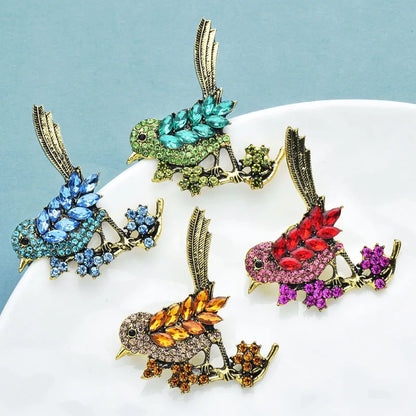 Vintage bird brooch