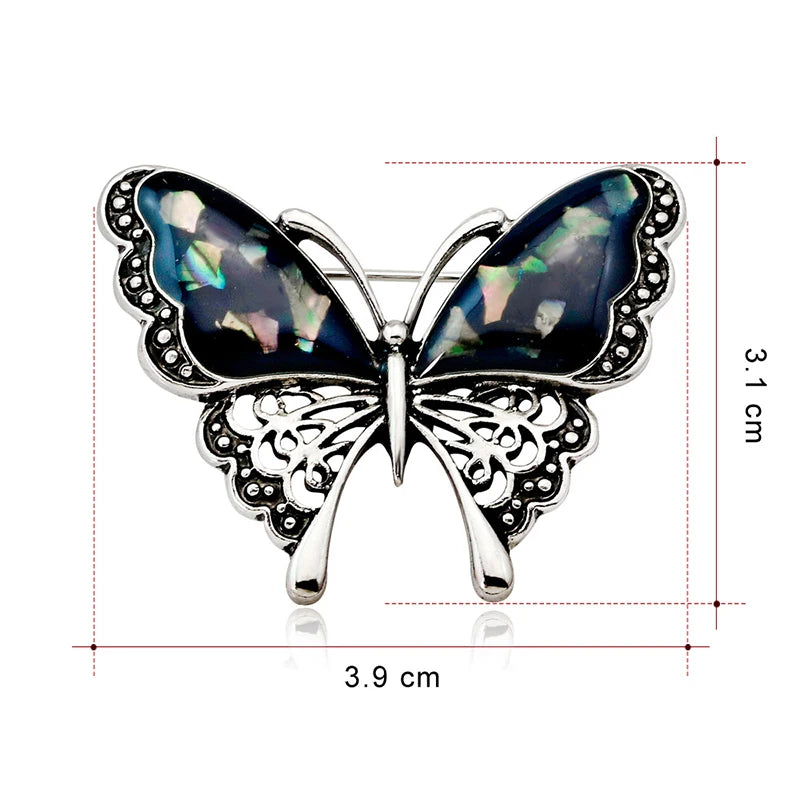 Napier butterfly brooch