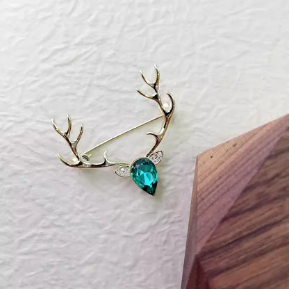 Vintage deer brooch