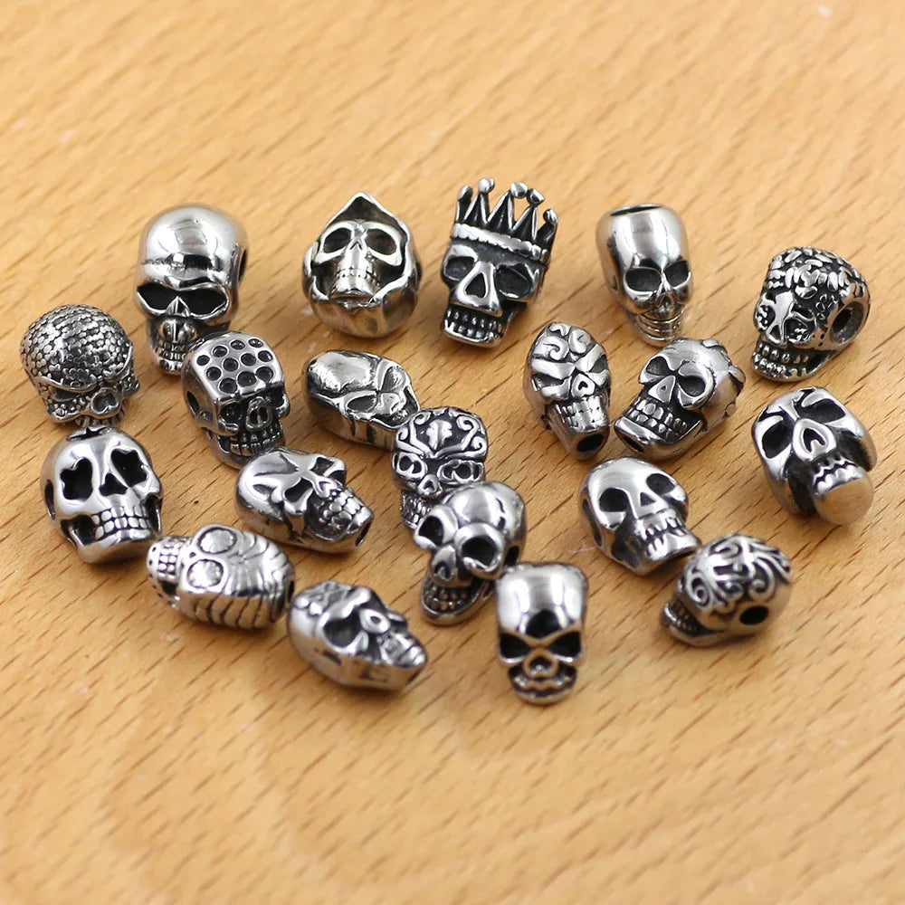 Skull beads for bracelets