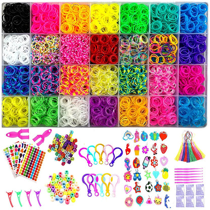 Bracelet making kit rubber bands