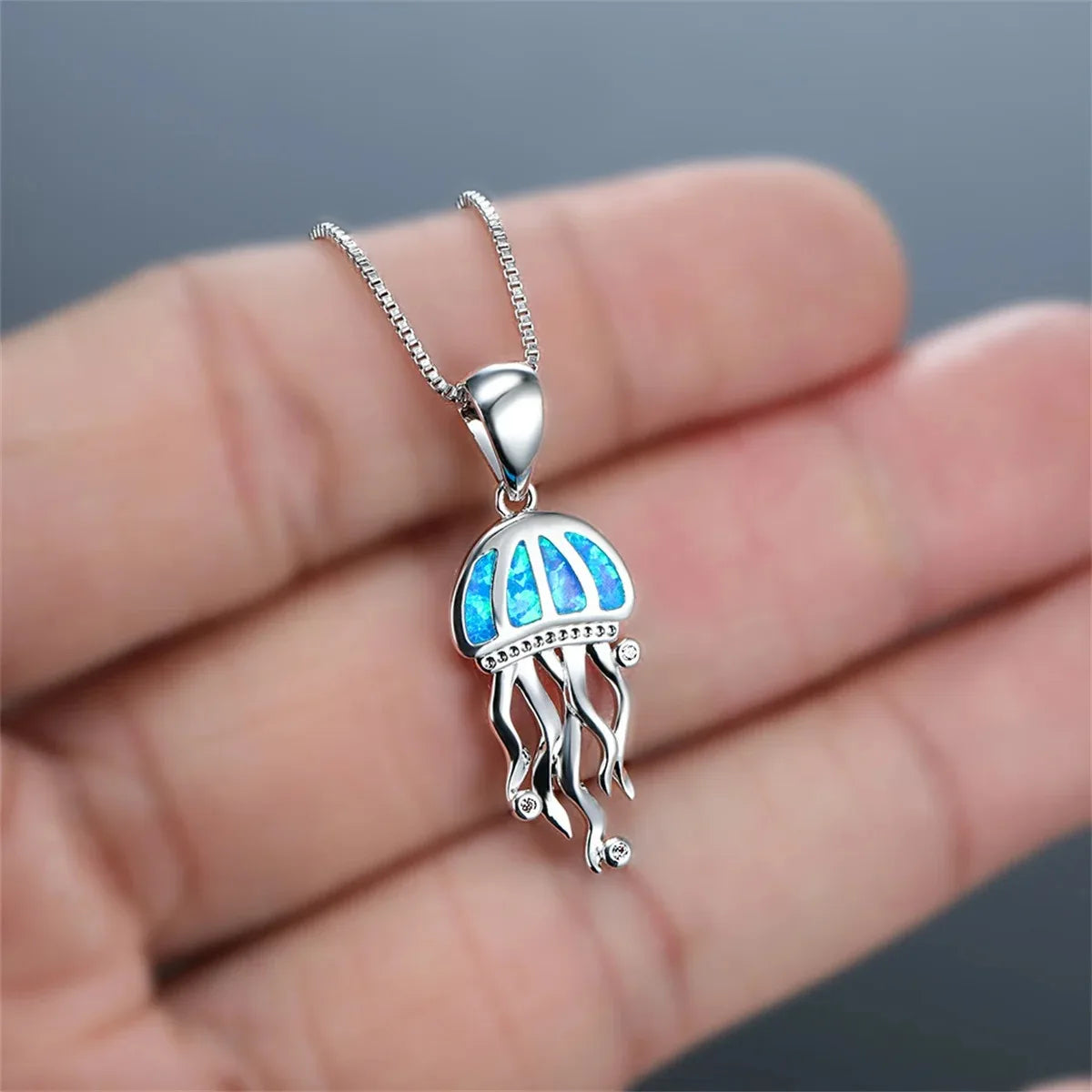 Jellyfish necklace