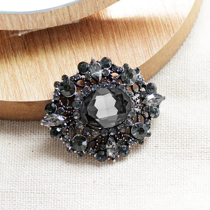 Black brooch