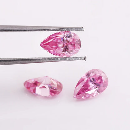 Moissanite pink