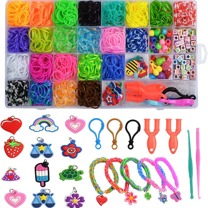 Bracelet making kit rubber bands