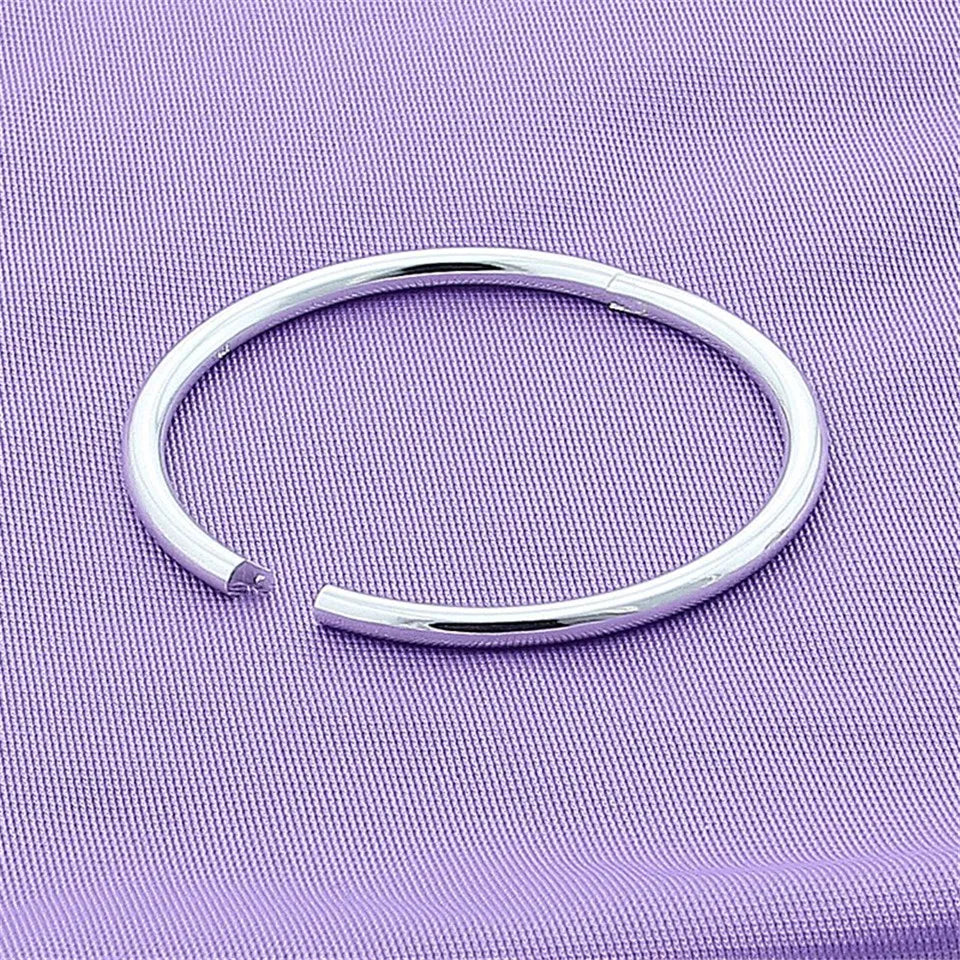 Sterling silver bangle bracelet