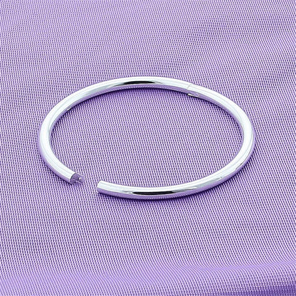 Sterling silver bangle bracelet