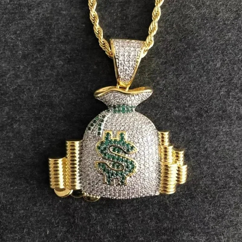 Money bag pendant