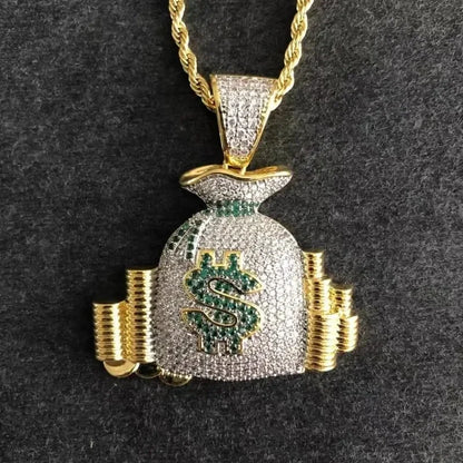 Money bag pendant