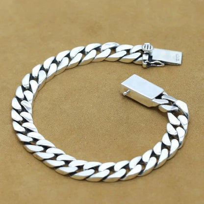 Silver men bracelet