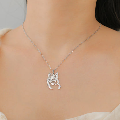 Necklace wolf