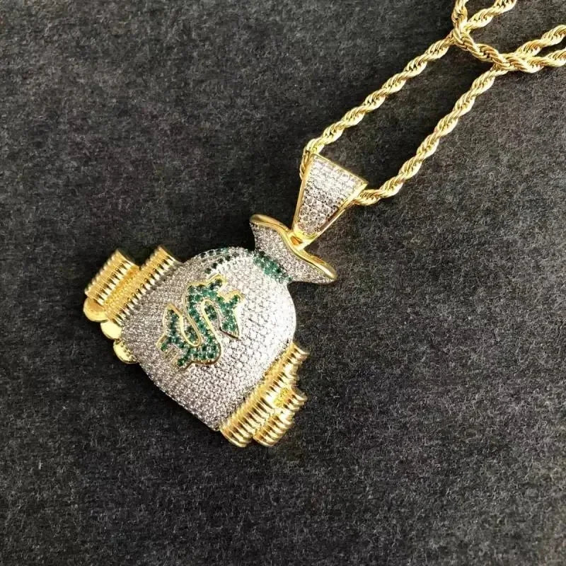 Money bag pendant