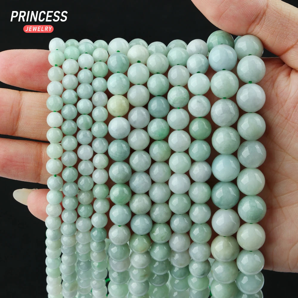 Jadeite beads