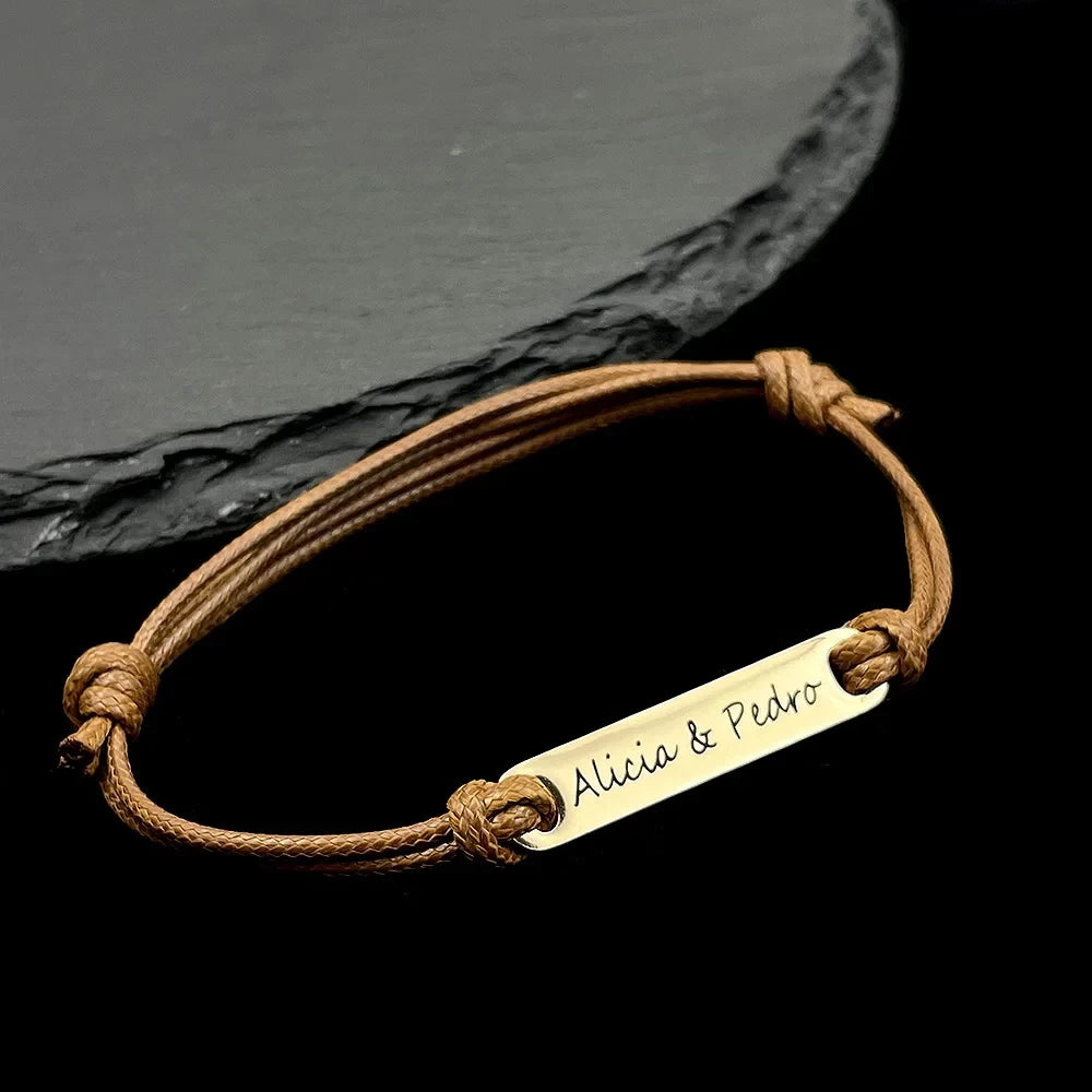 Female leather bracelet