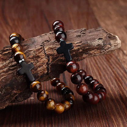 Men's bracelet with cross