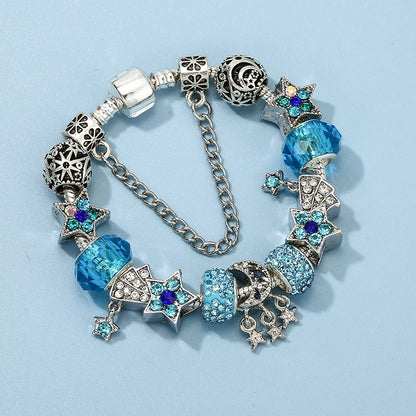 Beaded bracelets with charms