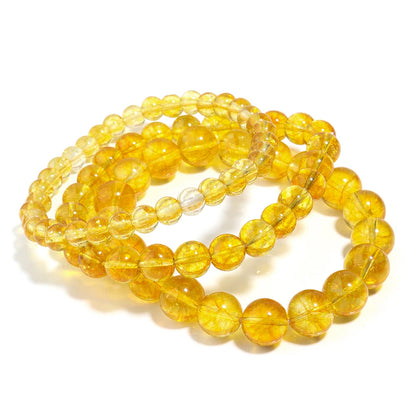 Citrine crystal bracelet