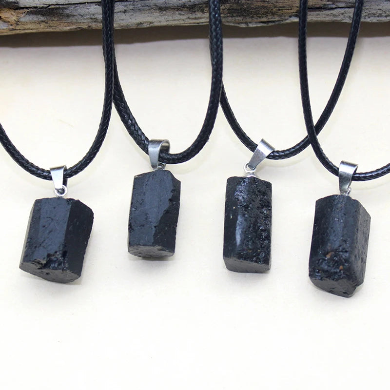 Black tourmaline pendant