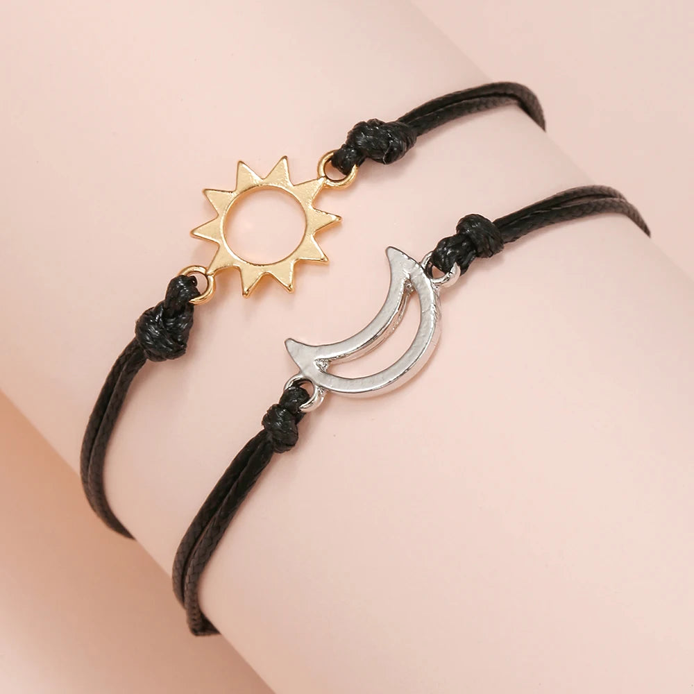 Sun and moon bracelets