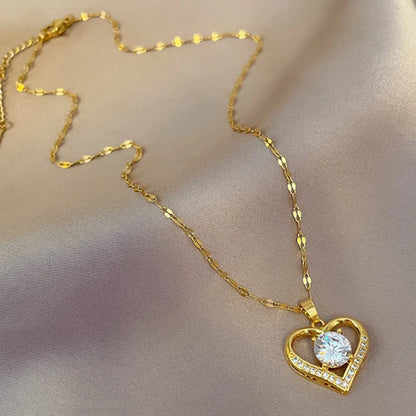 Necklace heart shape