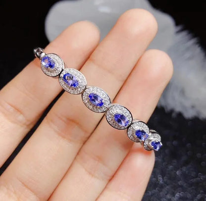 Bracelet en tanzanite