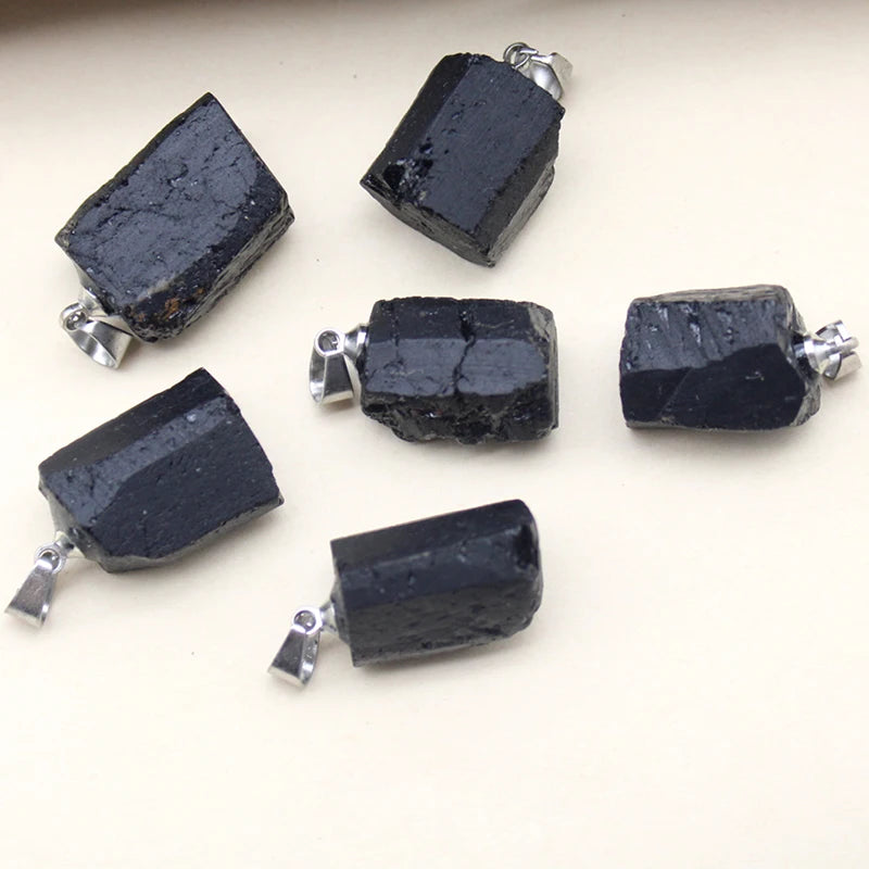 Black tourmaline pendant