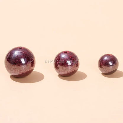 Cinnabar beads