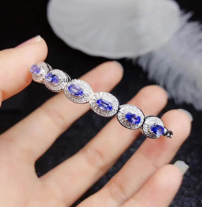 Bracelet en tanzanite