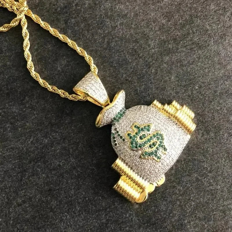 Money bag pendant