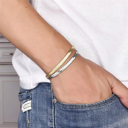 Snake chain bracelet