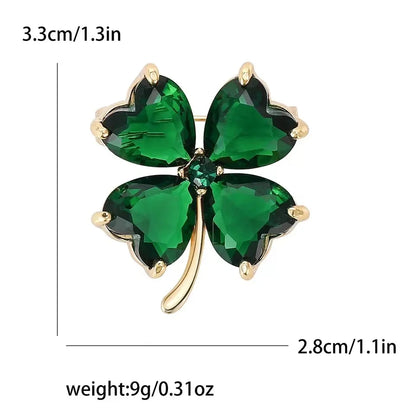 Green brooch