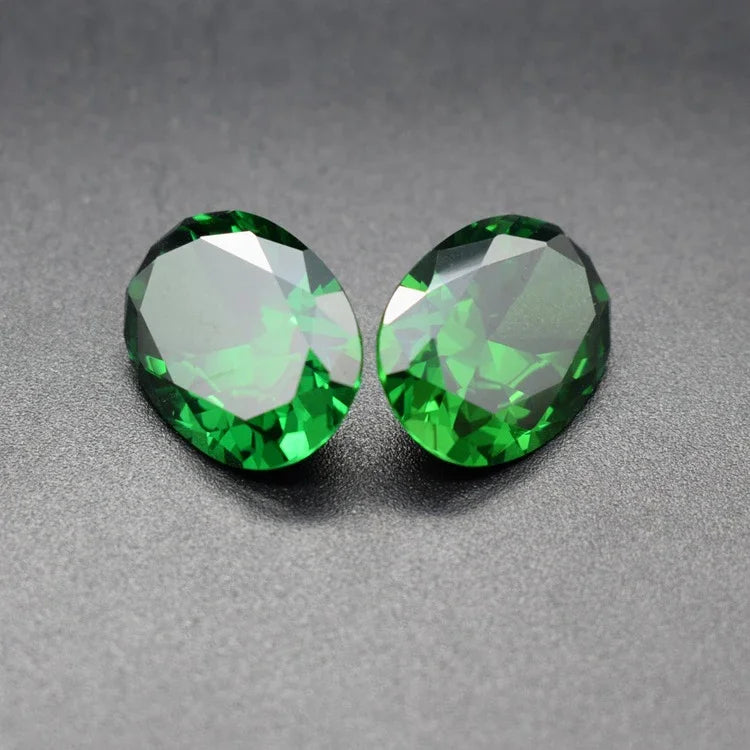 Green stones for jewelry