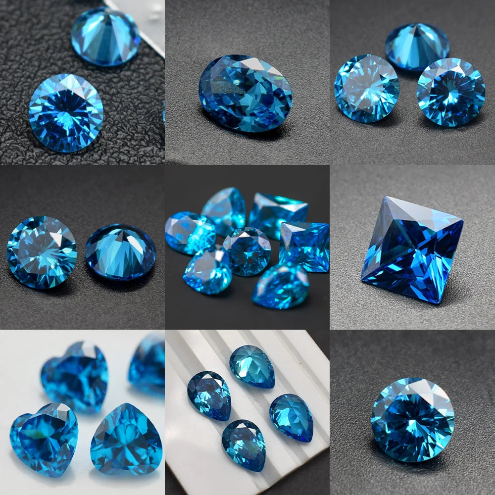 Blue jewelry stone