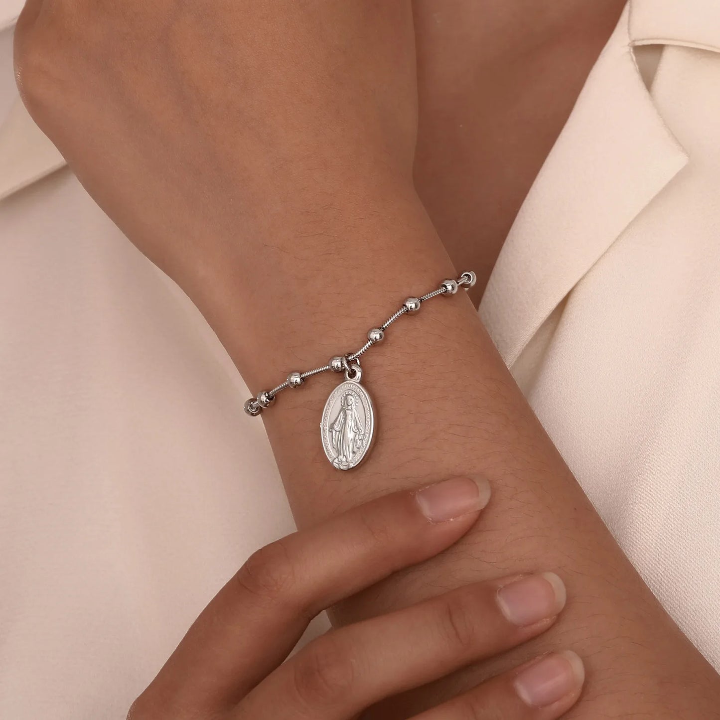 Virgin mary bracelet