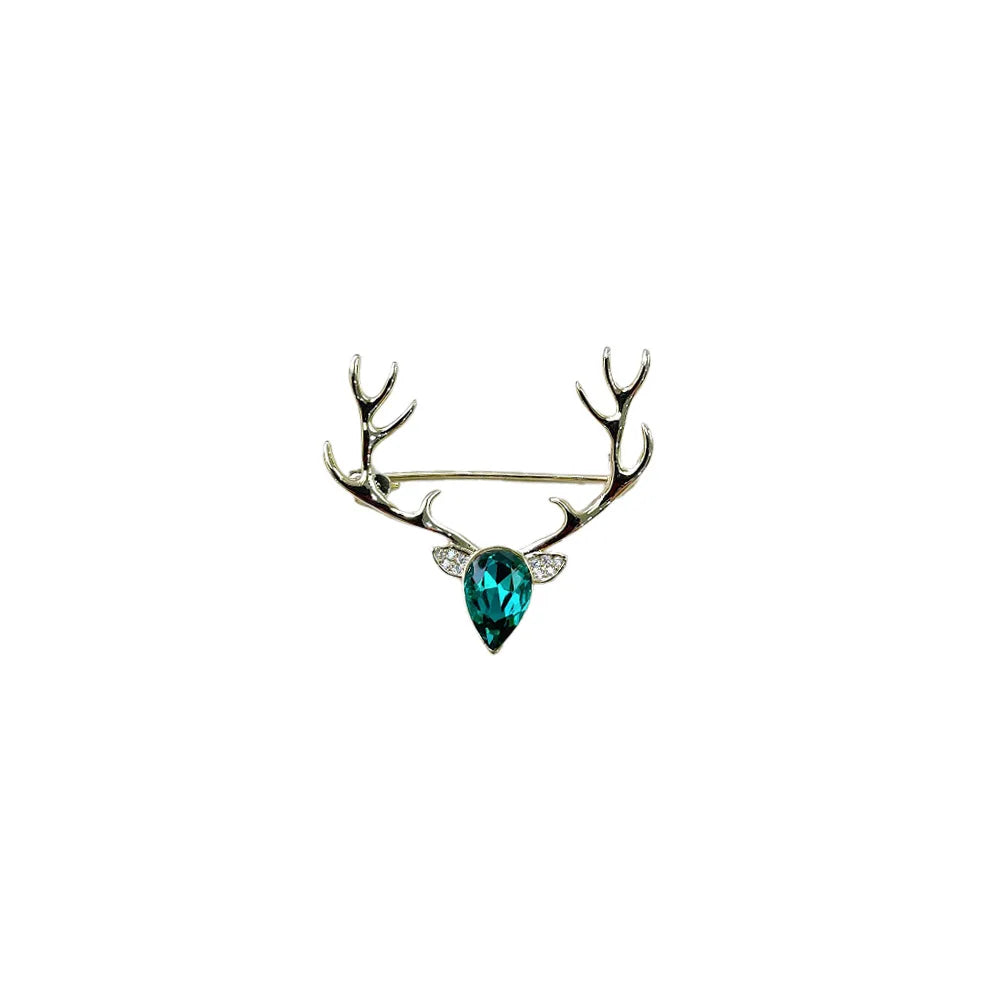 Vintage deer brooch