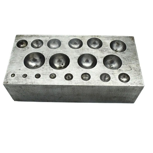 Dapping Block Sample Dapping Block Collection | Shop Metal Shaping Tools for Jewelry Making ...