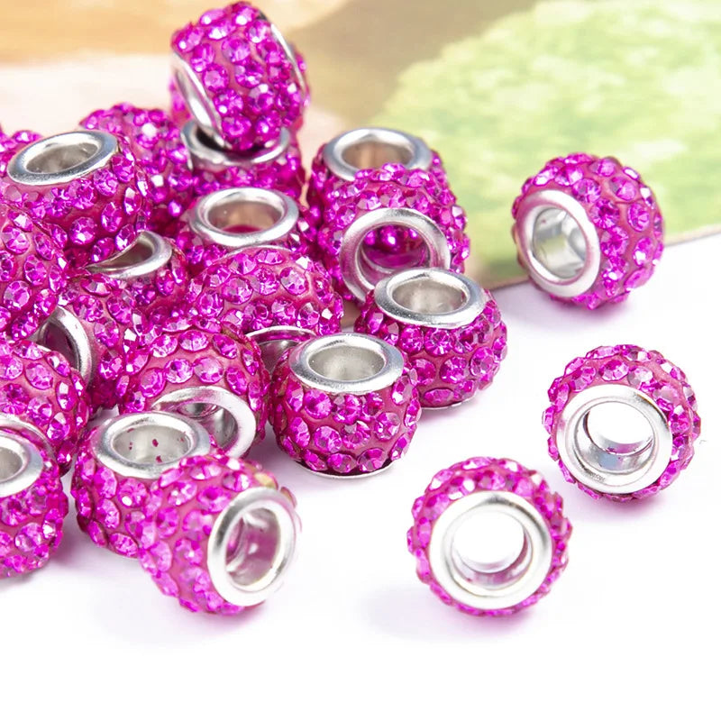 Rhinestones and beads