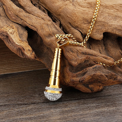 Microphone necklace