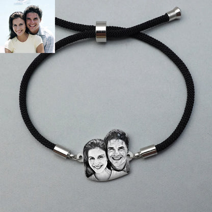 Photo charm bracelet